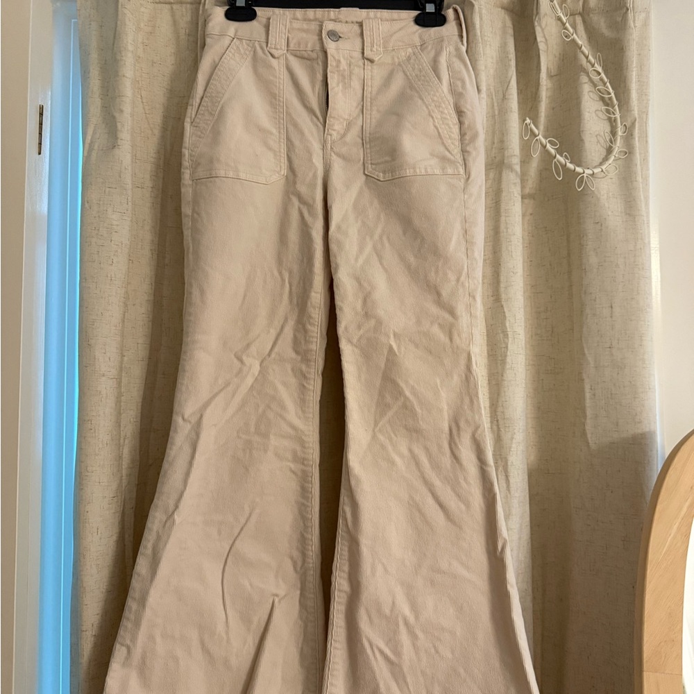 American Eagle Outfitters Women's Boot Cut Jeans - Cream